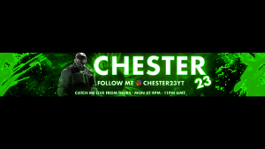 Chester23 channel art/banner/ branding